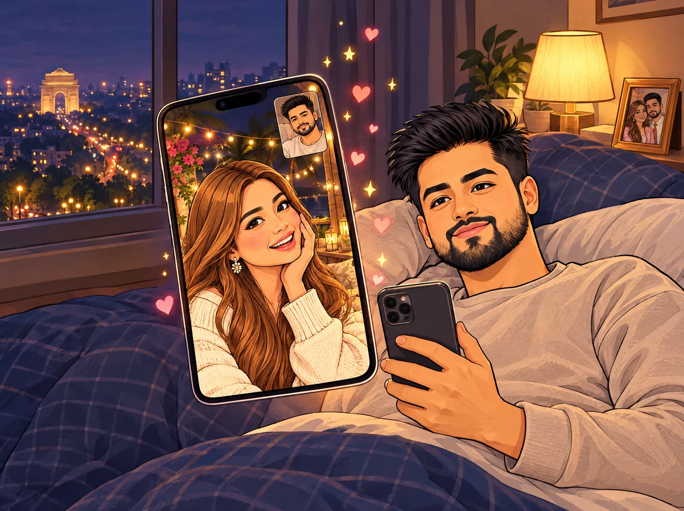 A late night video call between Delhi and the Philippines